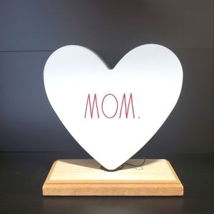 Rae dunn mom heart decor